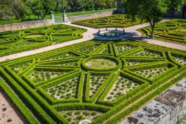 Kale escorial san lorenzo yanında madrid İspanya, bahçede