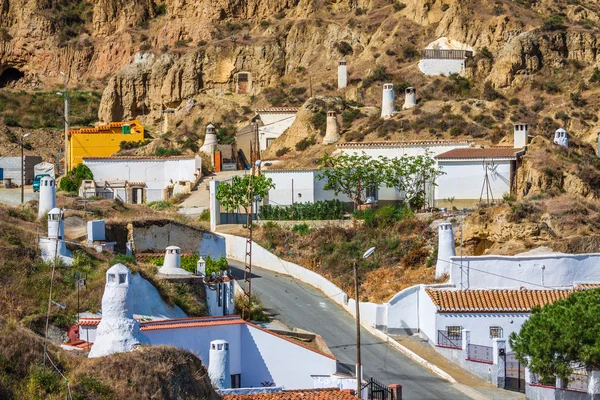 Guadix, byarna i provinsen Granada Andalusien, södra — Stockfoto
