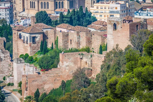 Alcazaba de Málaga, Andaluzia Espanha — Fotografia de Stock