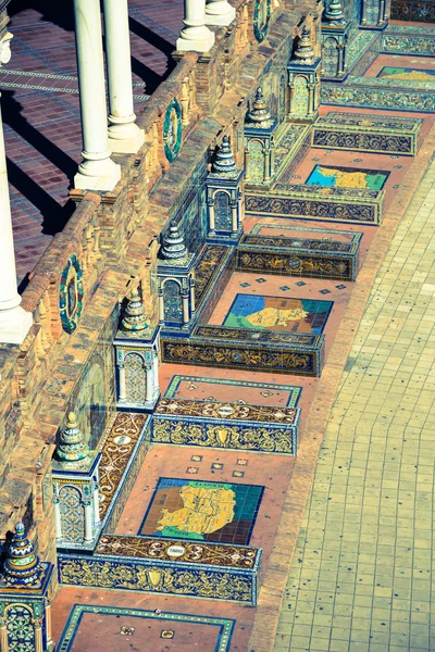 Plaza de Espana, Sevilla, Spanien. — Stockfoto