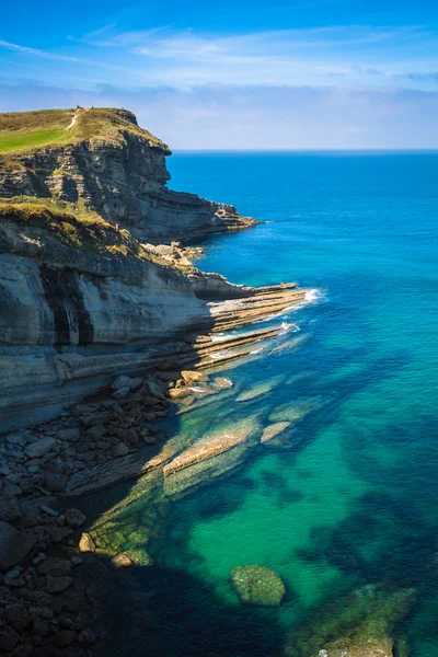 Вид на побережье Сантандера из отеля Bella Vista — стоковое фото