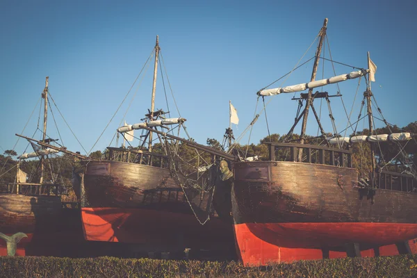 Navi nella Magdalena, Santander, Cantabria, Spagna — Foto Stock