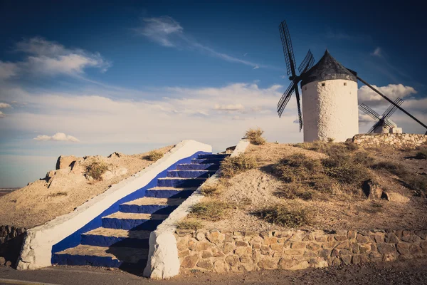 Windmills of Don Quixote. Cosuegra, Spain — Stock Photo, Image