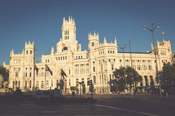 Madrid, España - 15 de junio de 2014: Plaza de Cibeles, Madrid, España —  Fotos de Stock