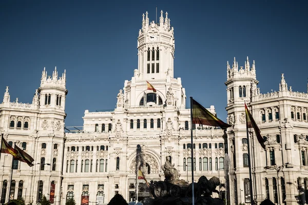 Μαδρίτη - 15, Ιουνίου, 2014:Plaza de Cibeles, Μαδρίτη, Ισπανία — Φωτογραφία Αρχείου