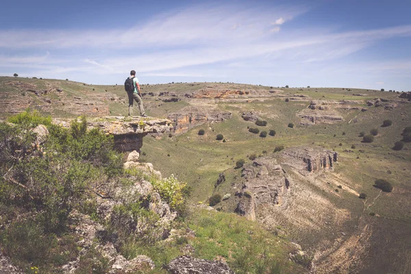 Duraton Canyon Natural Park, in Sepulveda, Spain — Stock Photo, Image