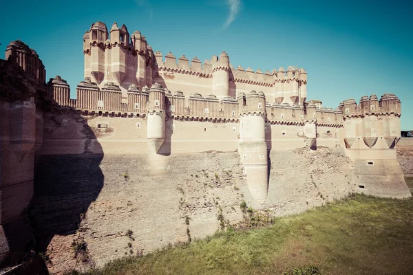 Coca Castle (Castillo de Coca) is a fortification constructed in — Stock Photo, Image