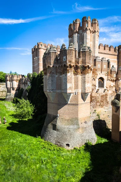 Castillo de Coca, Segovia (Castilla y León), España . — Foto de Stock