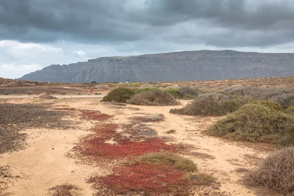 Volcano at La Graciosa, Canary Islands, Spain. — Stock Photo, Image