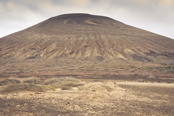 Vulkan på La Graciosa, Kanariske Øer, Spanien . - Stock-foto