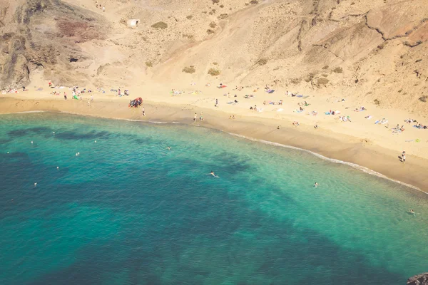 Lanzarote El Papagayo Playa Beach in Canary Islands — Stock Photo, Image