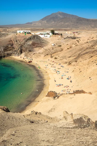 Lanzarote El Papagayo Playa Beach in Canary Islands — Stock Photo, Image