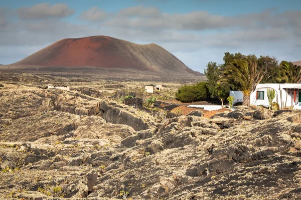 Timanfaya Milli Parkı lanzarote, Kanarya Adaları, İspanya — Stok fotoğraf