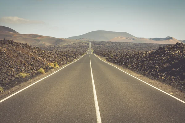 Park narodowy Timanfaya lanzarote, Wyspy Kanaryjskie, Hiszpania — Zdjęcie stockowe