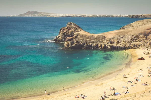 Papagayo Beach, Lanzarote, Canary Islands — Stock Photo, Image