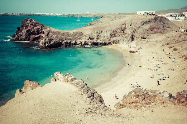 Papagayo Beach, Lanzarote, Canary Islands — Stock Photo, Image