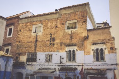 mimari detay: chefchaouen, morocco, Afrika
