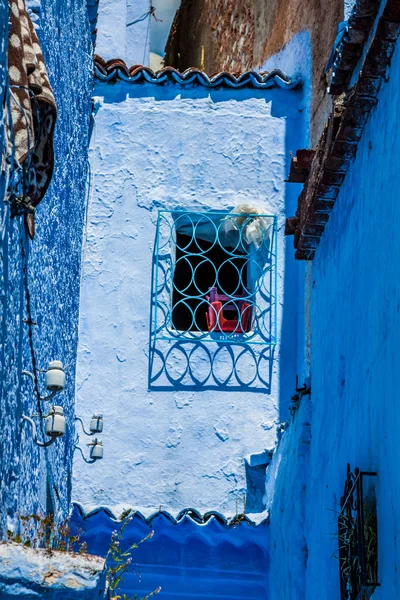 체 프 차 웬 오래 된 메디 나, 모로코, 아프리카 — 스톡 사진
