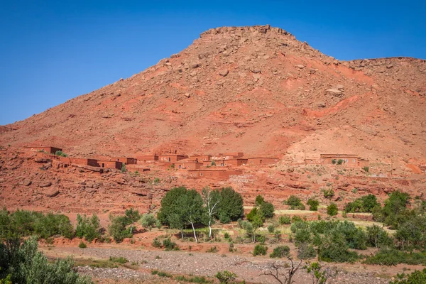 Ouarzazate, Fas, Afrika'da Köyü — Stok fotoğraf