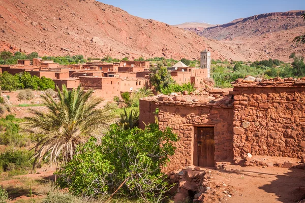 Χωριό στη Ouarzazate, Μαρόκο, Αφρική — Φωτογραφία Αρχείου