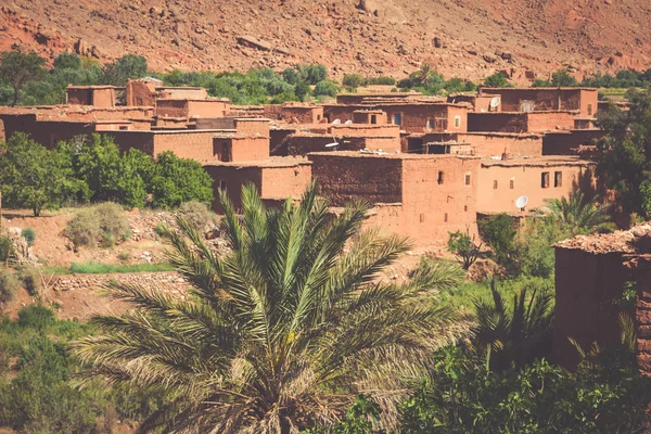 Χωριό στη Ouarzazate, Μαρόκο, Αφρική — Φωτογραφία Αρχείου