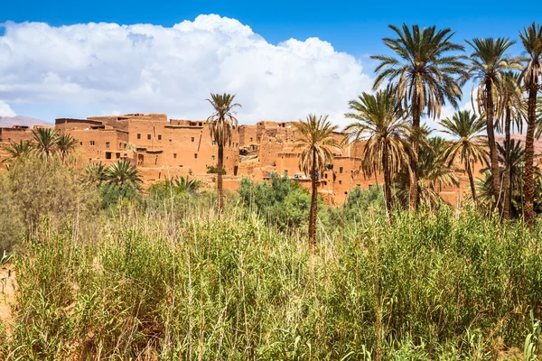 Aldeia de Tinerhir perto de Georges Todra em Marrocos — Fotografia de Stock