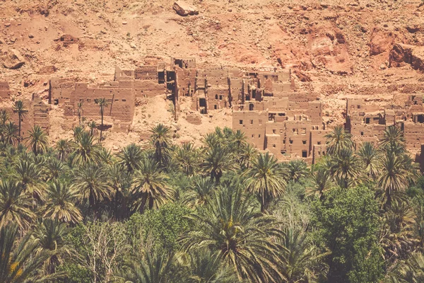 Ruiny v dades údolí, Maroko — Stock fotografie