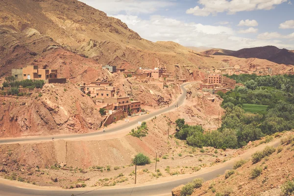 Cidade em Dades Valley, Marrocos — Fotografia de Stock