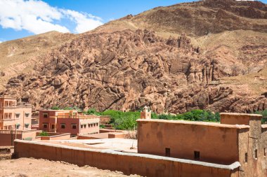 Kırmızı kireçtaşı parmak Dades Gorgem Fas, Afrika