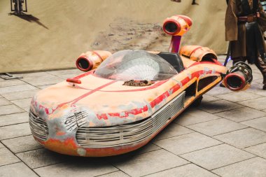 Star Wars veichle Milano' da sergileniyor, İtalya