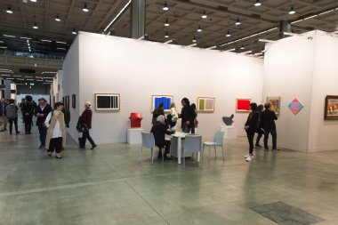 İnsanlar Miart 2016, Milano, İtalya ziyaret