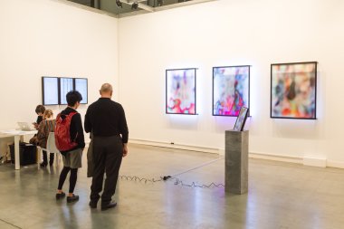 İnsanlar Miart 2016, Milano, İtalya ziyaret