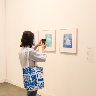 İnsanlar Miart 2016, Milano, İtalya ziyaret