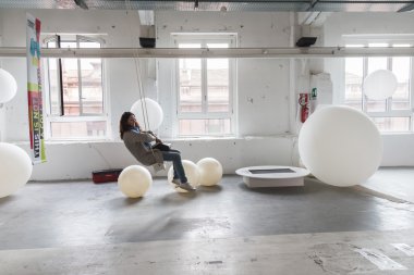 İnsanlar Fuorisalone 2016, Milano, İtalya ziyaret