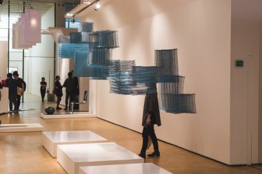 İnsanlar Fuorisalone 2016, Milano, İtalya ziyaret