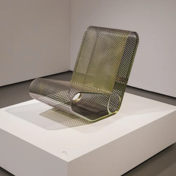 Chair on display at Fuorisalone 2016 in Milan, Italy — Stock Photo, Image