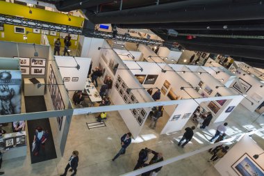 Milano, İtalya'da düzenlenen Mia 2016'da insanların ve standların en iyi görünümü