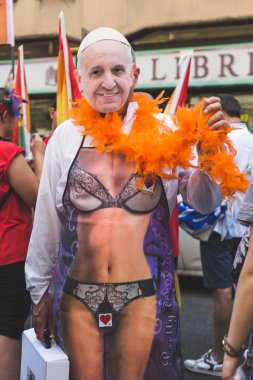 Milano, İtalya'da Pride 2016'da İnsanlar