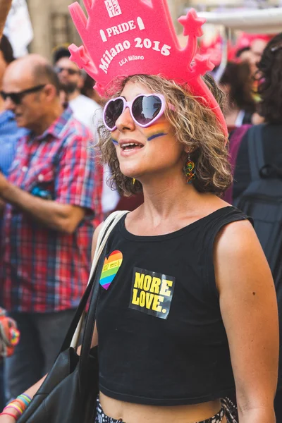 People at pride 2016 in Mailand, Italien — Stockfoto