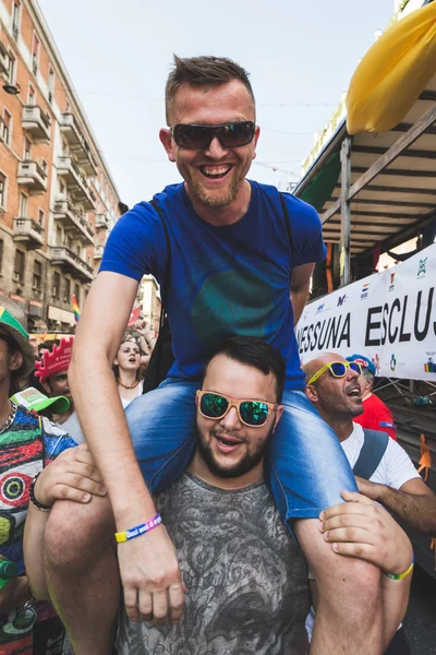 People at Pride 2016 in Milan, Italy — Stock Photo, Image