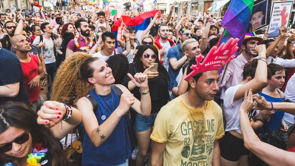 People at pride 2016 in Mailand, Italien — Stockfoto