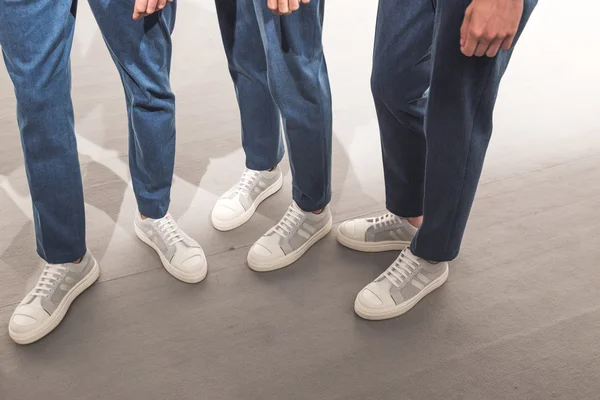 Detalle de zapatos en el backstage en Milán, Italia — Foto de Stock