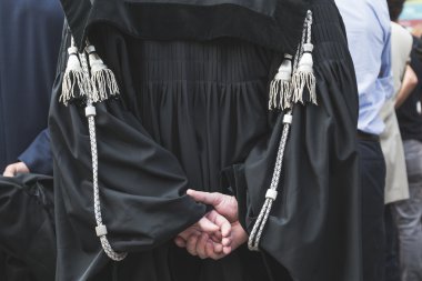 Milan, İtalya'da protesto İtalyan avukatlar