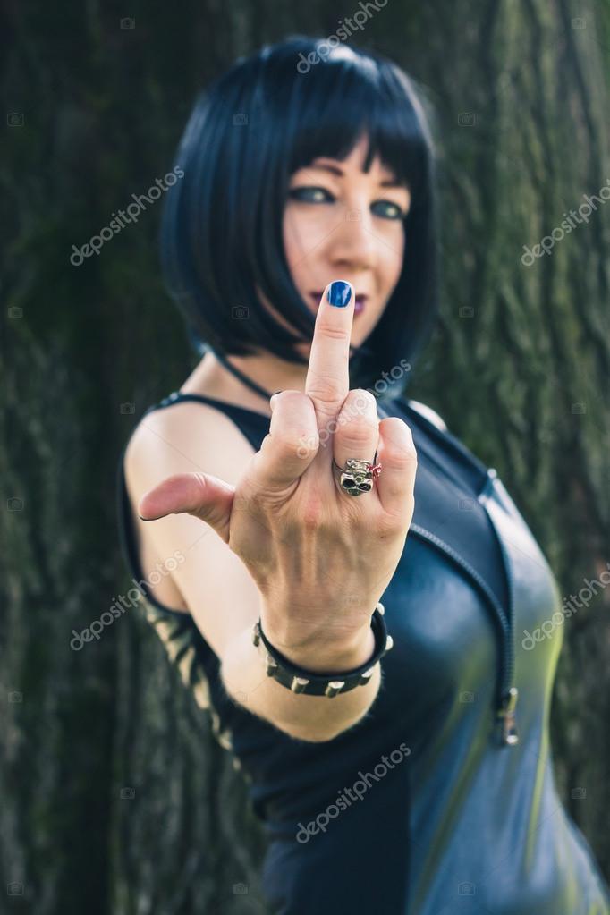 goth girls thumb Horny big ass women