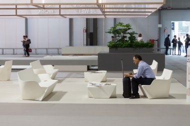 insanlar, Homi ziyaret ev Uluslararası Fuarı Milano, İtalya