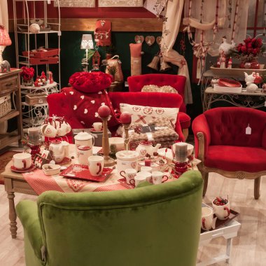 Mobilya ve sofra homi ekrana, uluslararası gösteride ev: milan, İtalya