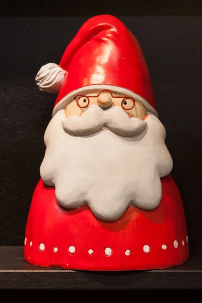 Santa socha na displej v homi, domácí mezinárodní výstavě v Miláně, Itálie — Stock fotografie