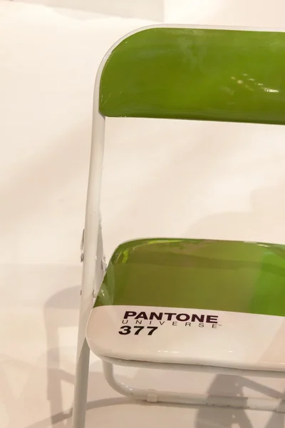 Detail of Pantone chair on display at HOMI, home international show in Milan, Italy — Stock Photo, Image