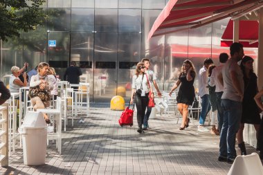 insanlar, Homi ziyaret ev Uluslararası Fuarı Milano, İtalya