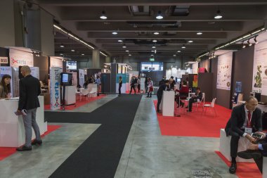 İnsanlar Smau 2014, Milano, İtalya ziyaret